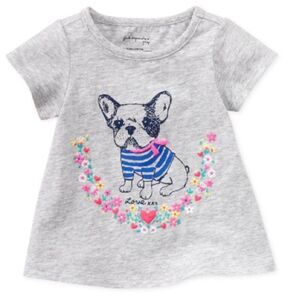 Girls bulldog tee